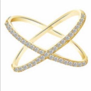 10K Micropave Diamond Ring Size 7